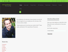 Tablet Screenshot of extraordinarylifecoaching.com